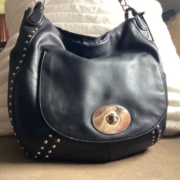 Coach Circle Hobo in Studded Calf Leather 34998 RARE - Picture 1 of 7